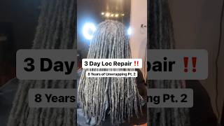 This Loc Repair took 3 days locs locjourney locstyles locretwist [upl. by Kramlich]