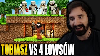 TOBIASZ vs 4 ŁOWCÓW  OSTATECZNE STARCIE  Oglądam TobiaszGaming [upl. by Feldstein]