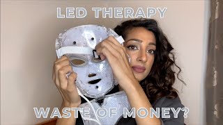 DERMALIGHT LED MASK REVIEW amp DEMO  Is It Worth Your Money  Life By Pooja [upl. by Hnirt]