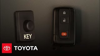 2009 Prius HowTo Smart Key  Overview  Toyota [upl. by Seniag915]