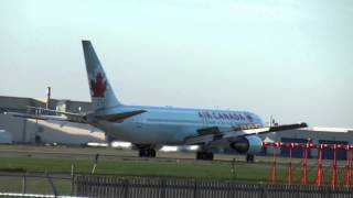 Air Canada B767300 Landing YUL Montreal [upl. by Eveleen]