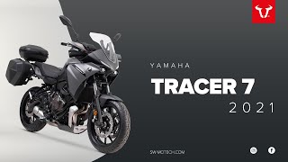 Yamaha Tracer7 2021  Accessori moto di alta qualità da SWMOTECH [upl. by Elisa]