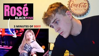 ROSE BEING SEXY FOR 3 MINUTES BLACKPINK  GILLTYYY REACT [upl. by Nnaoj347]