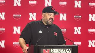 Nebraska Football Coach Matt Rhule  Post UCLA 2024 [upl. by Misti]