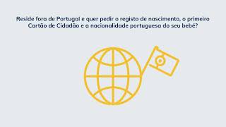 Registo de nascimento online 1º Cartão de Cidadão e Nacionalidade residentes fora de Portugal [upl. by Nereil]