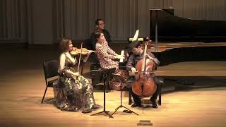 Chaminade Piano Trio No1 Op11  Andante l TRIO SEOUL [upl. by Ecylla]