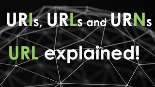 URIs URLs and URNs  Difference between URI and URL  URL Explained [upl. by Airrat]