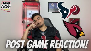 The Arizona Cardinals Could NOT Take Advantage Of Their Opportunities Losing To the Houston Texans [upl. by Yttig]