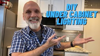 How To Install Under Cabinet Lighting  DIY [upl. by Ednihek]