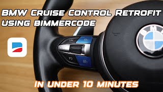 BMW Cruise Control Retrofit with Bimmercode in under 10 minutes [upl. by Lilas]