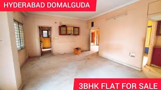 HYDERABAD DOMALGUDA 3BHK FLAT FOR SALE [upl. by Adorne]