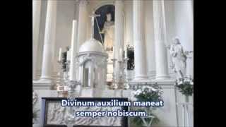 Domine salvum fac Regem nostrum LYRICS [upl. by Saraiya]