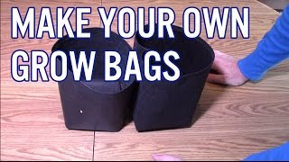 How To Make Your Own Grow Bags [upl. by Eldwin]