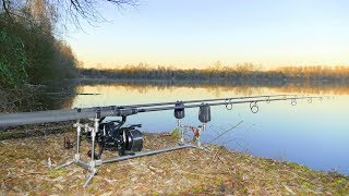 Karpfenangeln  VTB 58  Eine Session im Februar am neuen Baggersee [upl. by Pail663]