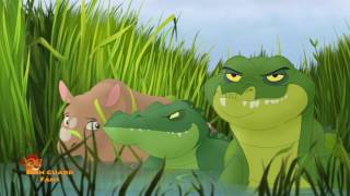 Beshte and Basi save Young Rhino  The Lion Guard Clip [upl. by Cozza113]