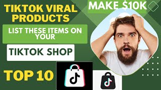 Top Trending Products for Your Tiktok Shop [upl. by Nomyar]