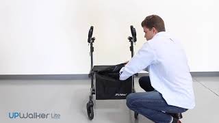 Installing the Personal Item Bag on UPWalker Lite Rollator [upl. by Sherer465]