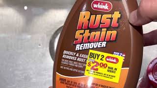 Using Whink Rust Remover on Anodized Titanium to Remove Anodization [upl. by Rekoob]