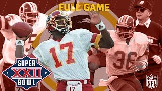 Super Bowl XXII Doug Williams Defeats John Elway  Redskins vs Broncos  NFL Full Game [upl. by Niret]