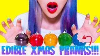 DIY EDIBLE CHRISTMAS PRANKS You Should Try On Friends and Family [upl. by Asserrac]