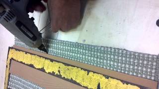 How to blind stitch wide carpet binding [upl. by Abel449]