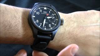 IWC Top Gun Big Pilot Watch Review [upl. by Niamjneb875]