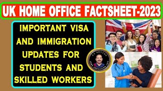 UK HOME OFFICE FACTS SHEETS PUBLISHED WITH LATEST IMMIGRATION AND VISA UPDATES [upl. by Quartana]