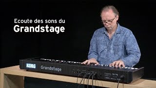 Écoutez les sons du piano numérique KORG GRANDSTAGE avec Michel Deuchst vidéo de La Boite Noire [upl. by Epilef408]