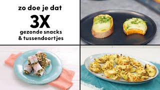 3 x gezonde snacks amp tussendoortjes  Allerhande [upl. by Tonia204]