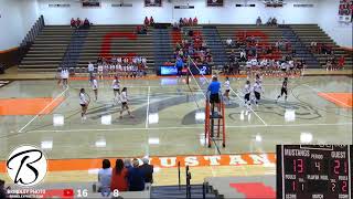 2023 Varsity Volleyball Claymont vs Tusky Valley [upl. by Nessa]