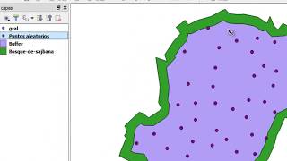 Muestreo aleatorio en QGIS completo 2018 [upl. by Three]