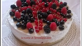 Torta fredda allo yogurt con frutti di bosco [upl. by Ailahtan158]