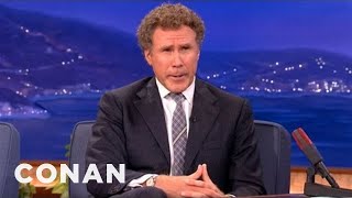 When Will Ferrell Met George W Bush  CONAN on TBS [upl. by Anifesoj]