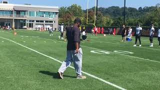 LeVeon Bells 1st 2017 Steelers practice [upl. by Gnil]