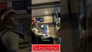 chinkseyMEDIA  SCARED Tommy Robinson enthusiast asks Woman to get off the Bus for SMOKING INCENSE [upl. by Ri]