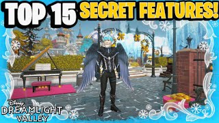 15 HIDDEN Features amp SECRETS in the new UPDATE  Dreamlight Valley [upl. by Myrtia]