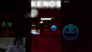 npesta ZODIAC vs KENOS reaction 😁 shorts geometrydash [upl. by Lally294]