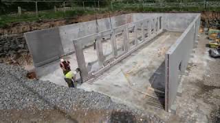 FP McCann Brentwood Leyburn Precast Tank Installation [upl. by Rawdon2]