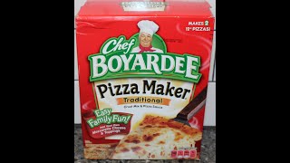 Chef Boyardee Pizza Maker Traditional Review [upl. by Karoly863]