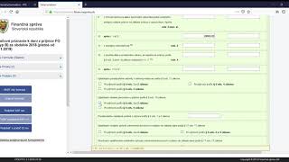 Ako vyplniť a podať daňové priznanie za rok 2018 elektronicky online [upl. by Onairotciv]