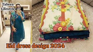 Eid dress design ideas 2024 by Tabeen lifestyle  Eid dress designing [upl. by Lello478]