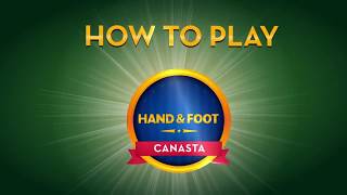 Canasta HandampFoot  Tutorial video [upl. by Pansir645]