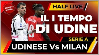 🎙️ UDINESE Vs MILAN il commento al primo tempo di Serie A  HALF LIVE [upl. by Consuela166]