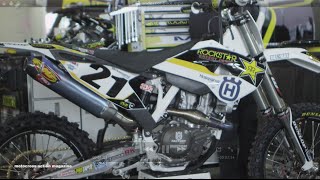 Inside Jason Andersons Factory Rockstar Racing Husqvarna FC450 [upl. by Ocer65]