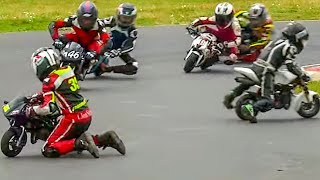 Moto GP for Kids from Age of 6 2017 British Minibikes Championship Rd 5 Minimoto Pro [upl. by Reis]