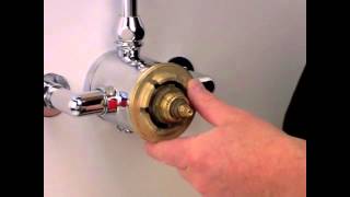 Dual Type Shower Valve Cartridge Exchange Replacement  How To [upl. by Shelli]