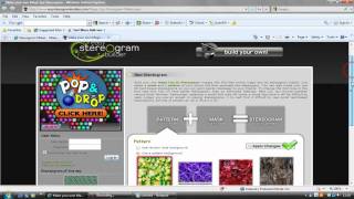 how to make a stereogram [upl. by Ahsiri]