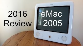 Apple eMac 2005 PowerPC G4 2016 Review [upl. by Anaek]