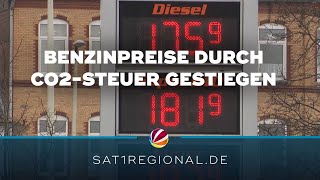 CO2Steuer lässt Benzinpreise steigen [upl. by Eiten]