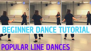 Beginner Line Dance Lesson  Cowboy Hustle [upl. by Sirraf]